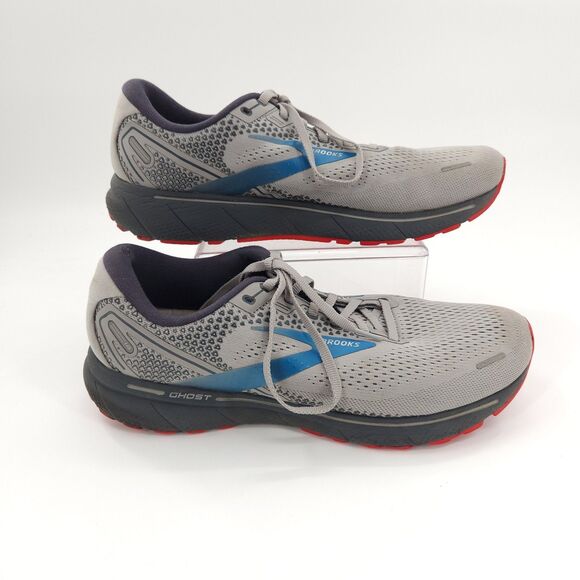 Brooks Ghost 14 Shoes Men Size 13 Gray Athletic Running 1103691D078 - Picture 1 of 12